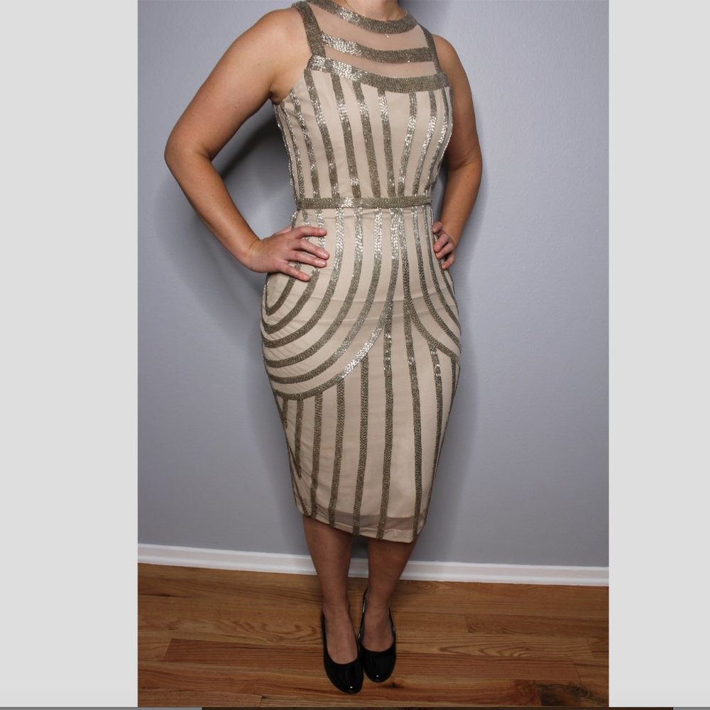 Beaded Rachel Gilbert Dress